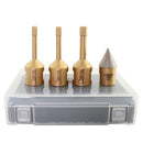 SHDIATOOL Diamond Drill Bits 1set/4pcs Porcelain Tile Marble Ceramic M14 Thread - SHDIATOOL