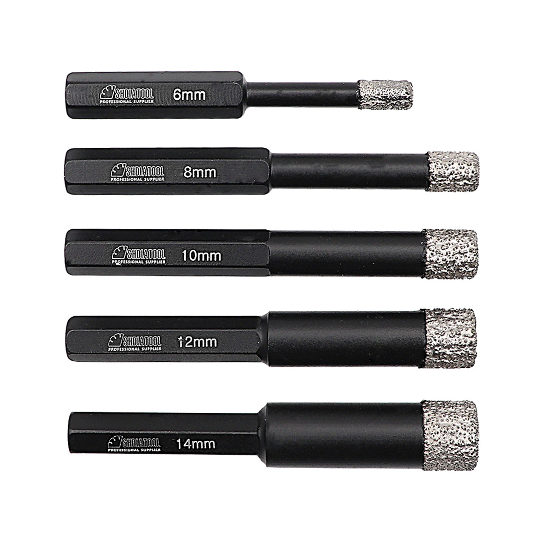 Dry Diamond Drill Bits Hex Shank for Granite Marble Porcelain Tile Ceramic SHDIATOOL - SHDIATOOL