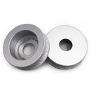 SHDIATOOL 3"/75mm Diamond Grinding Disc of Half-Round Edge 2pcs Marble Granite - SHDIATOOL