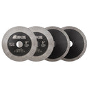 X Mesh Turbo Blade Tile Ceramic Marble Double Sided Diamond Cutting Grinding Disc