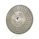 Electroplated Diamond Cutting Grinding Disc Single Side Coated M14 or 5/8-11 Flange for Granite - SHDIATOOL