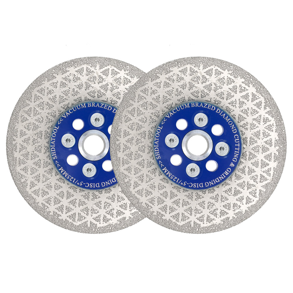 Diamond Cutting Grinding Disc Triangle Granite Concrete Saw Blade M14 or 5/8-11 Flange