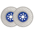 Diamond Cutting Grinding Disc Triangle Granite Concrete Saw Blade M14 or 5/8-11 Flange