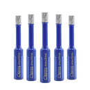 SHDIATOOL Diamond Drill Core Bits with Triangle Shank for Porcelain Tile Ceramic Granite Marble Masonry Stone Diamond Hole Saw 5pcs 6/8/10mm - SHDIATOOL