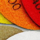 4inch Dry Diamond Polishing Pad for Granite 8pcs/set Mixed Grits Plus a Base Backer - SHDIATOOL
