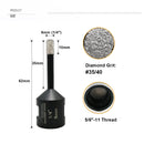 SHDIATOOL 6mm Diamond Core Drill Bits for Porcelain Ceramic Brick Hole Saw 5/8-11 US Warehouse