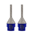 SHDIATOOL Vacuum Brazed Diamond Finger Milling Bits for Porcelain Ceramic Tile Marble Granite Dia 1/4''-1''(6-25mm) 5/8-11 or M14 Thread - SHDIATOOL