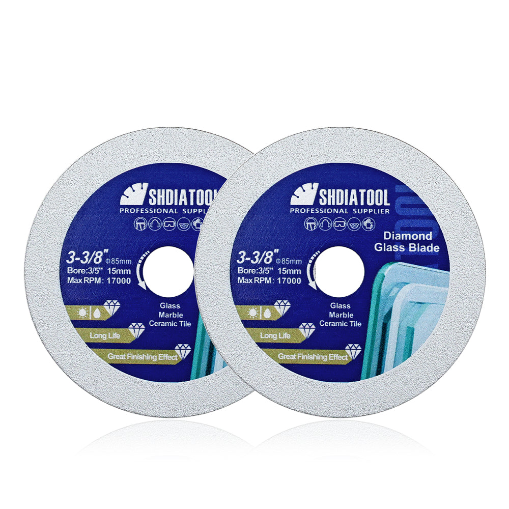 DE Warehouse SHDIATOOL Diamond Cutting Grinding Glass Disc 1pc 125mm Saw Blade for Glass Ceramic
