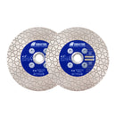 Diamond Cutting Grinding Disc Triangle 4.5"/5" Ceramic Stone M14 or 5/8-11 Flange