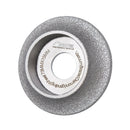 3"/75mm Diamond Grinding Wheel Demi-bullnose Edge Profile Quartz Ceramics 1pc - SHDIATOOL