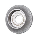 3"/75mm Diamond Grinding Wheel Demi-bullnose Edge Profile Quartz Ceramics 1pc - SHDIATOOL