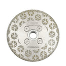 Electroplated Cutting Grinding Disc Double Side M14 or 5/8-11 Flange