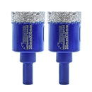SHDIATOOL Diamond Drill Core Bits with Triangle Shank for Porcelain Tile Ceramic Granite Marble Masonry Stone Diamond Hole Saw Dia 20-68mm - SHDIATOOL