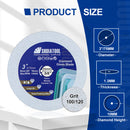 Shdiatool Diamond Cutting Grinding Glass Disc 1/3pcs 3"/4.5" Glass Ceramic Saw Blade US Warehouse