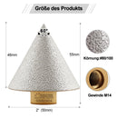 Diamond Beveling Chamfer Bits 2"/50mm Tile Stone Ceramic Granite M14 Thread