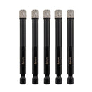 Diamond Drilling Bit 5pcs Ceramic Granite Marble Core Bit Quick-fit Shank
