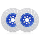 Saw Blades Double sided 4/4.5/5" Granite Marble Concrete M14 or 5/8-11 Flange