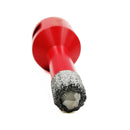 3pcs/set Red Dry Diamond Drill Bits for Porcelain Tile Stoneware Granite M14 thread - SHDIATOOL
