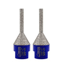 SHDIATOOL Vacuum Brazed Diamond Finger Milling Bits for Porcelain Ceramic Tile Marble Granite Dia 1/4''-1''(6-25mm) 5/8-11 or M14 Thread - SHDIATOOL