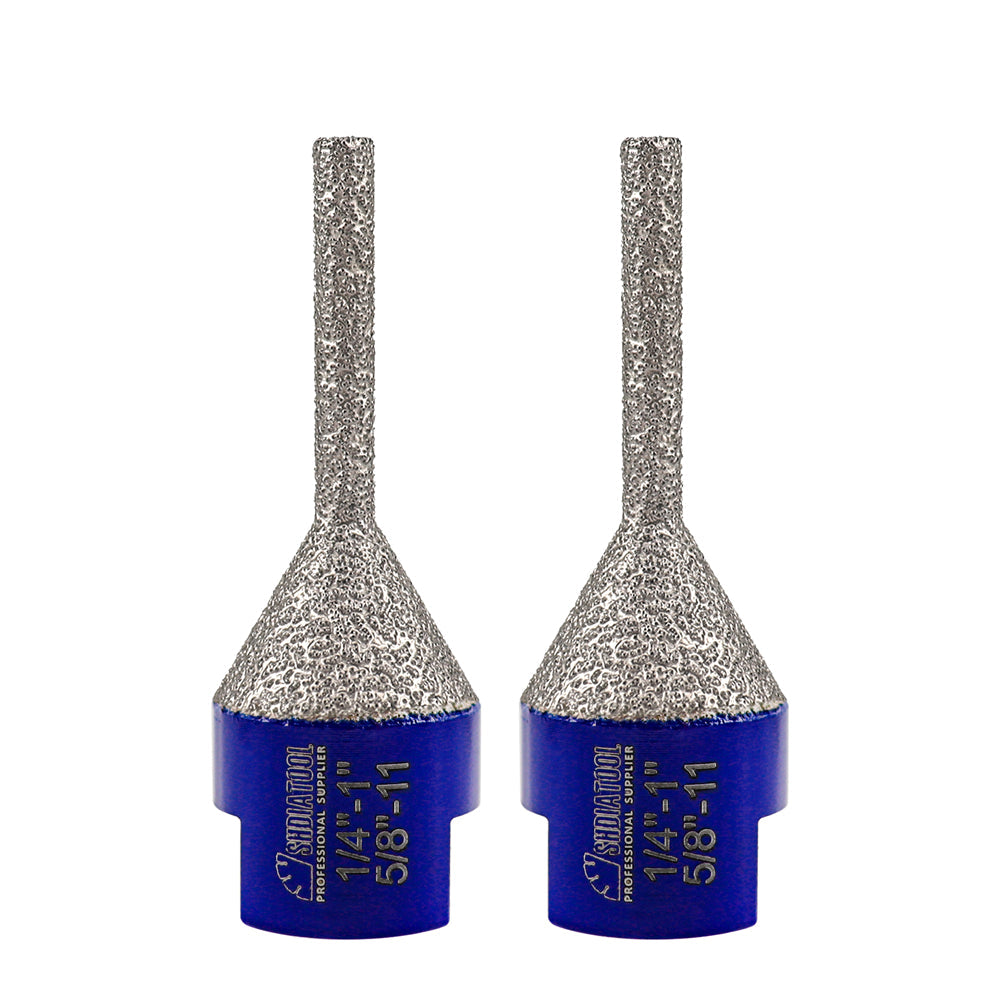 6-25mm Diamond Finger Milling Bit for Porcelain Ceramic Marble Granite 5/8-11 or M14 - SHDIATOOL