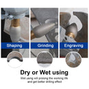 SHDIATOOL 30mm Diamond Engraved Milling Bits for Granite Marble M14