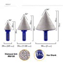 Diamond Beveling Chamfer Bits for Enlarge Shape Bevel in Porcelain Ceramic Marble Granite - SHDIATOOL