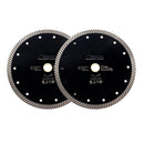 SHDIATOOL Turbo Diamond Saw Blade 4"-10"Ceramic Tile Granite Marble - SHDIATOOL