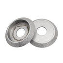 3" SHDIATOOL V-shape Diamond Hand Grinding Wheels for Marble Ceramic Carving Edge - SHDIATOOL