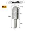 Diamond Router Bits with 1/2" Shank for Granite Marble 31 sizes 2pcs - SHDIATOOL