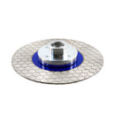 SHDIATOOL Diamond Cutting Grinding Disc 1pc Dia 4.5/5 Inch Granite Ceramic Tile Marble Hexgonal Double Sided Saw Blade 5/8“-11 thread - SHDIATOOL