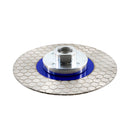 Saw Blade 4.5/5"Cutting Grinding Ceramic Marble Hexgonal Double Sided 5/8"-11 Flange - SHDIATOOL