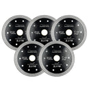 Mesh Turbo Saw Blade 2/5pcs 4"/4.5"/5" Cutting for Granite Ceramic SHDIATOOL