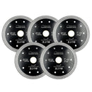 Mesh Turbo Saw Blade 2/5pcs 4"/4.5"/5" Cutting for Granite Ceramic SHDIATOOL