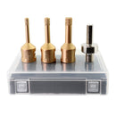 Diamond Drill Bits 4pcs/set 6/8/10mm Core Bit+Adapter Granite Ceramic M14 Thread - SHDIATOOL
