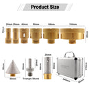 Diamond Core Drill Bits 1set/8pcs Marble Ceramic Tile Hole Saw M14 Thread - SHDIATOOL