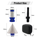 SHDIATOOL Diamond Core Bits 3pcs/Set 20mm Drilling Milling Bit+2" Chamfer Bit+Adapter M14 Granite Marble Ceramic Tile Hole Saw