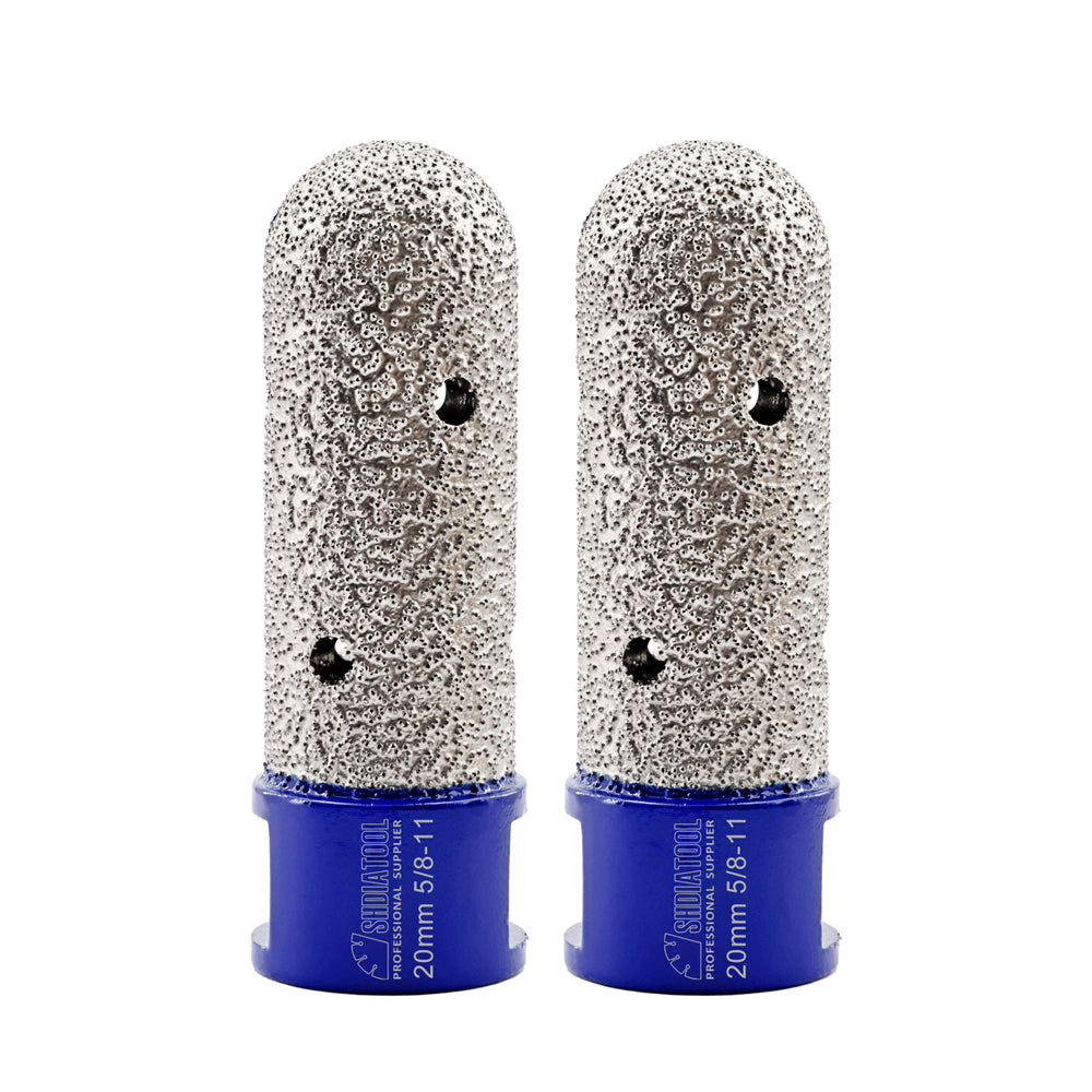 Diamond Finger Milling Bits Porcelain Ceramic Marble M14 or 5/8-11 Thread SHDIATOOL