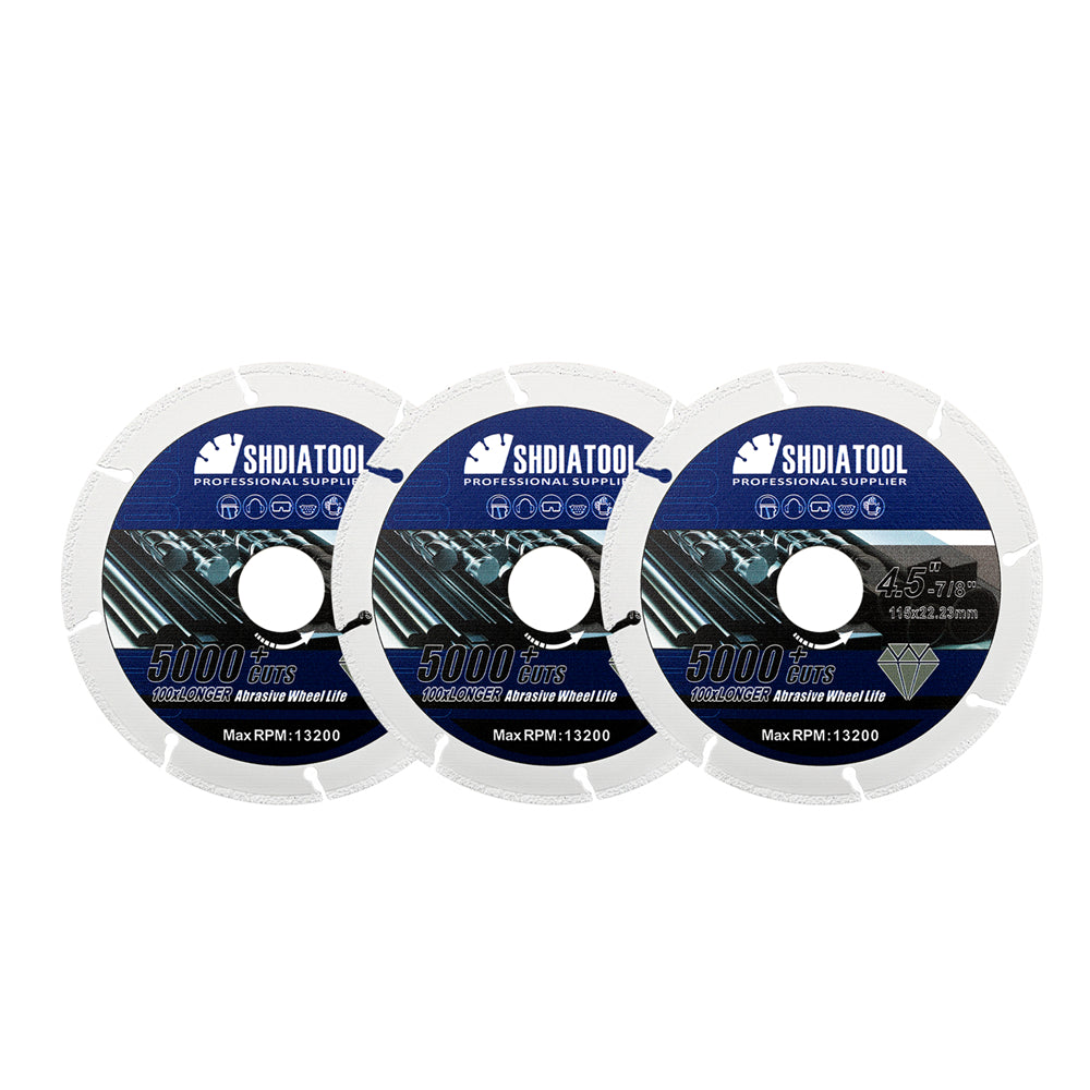Diamond Metal Cutting Disc 3"/4"/4.5"/5" for Steel Tube Iron Rebar Saw Blade