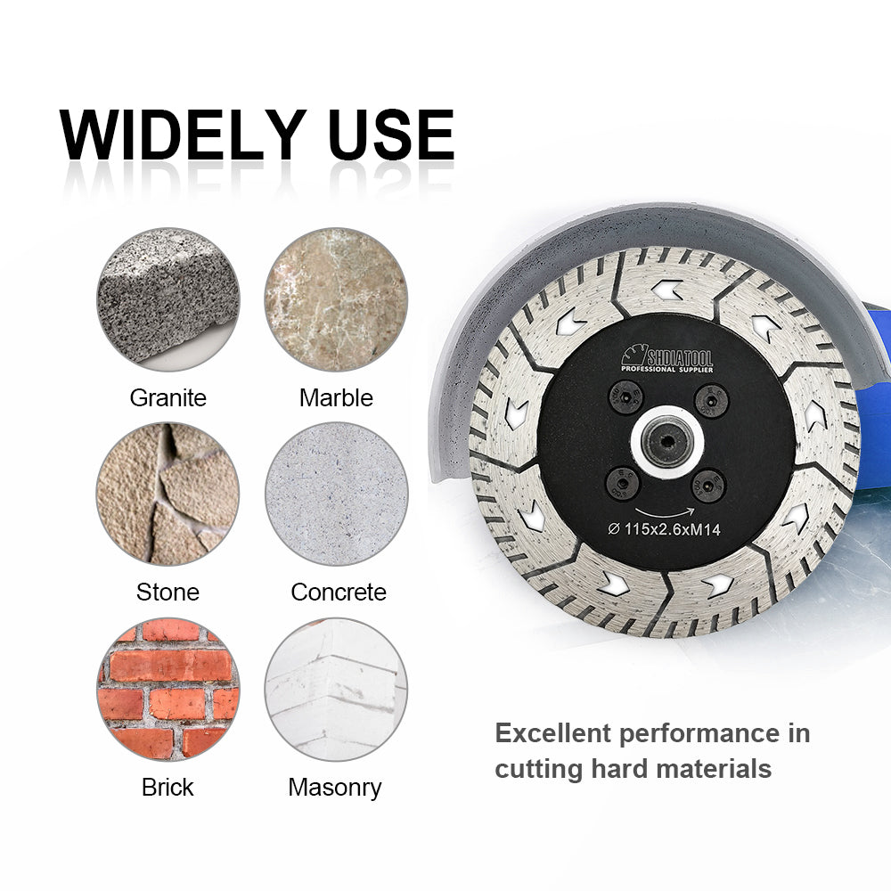 Cutting Grinding Saw Blade 3" 4.5"5" Granite Marble Concrete BE DE wraehouse - SHDIATOOL