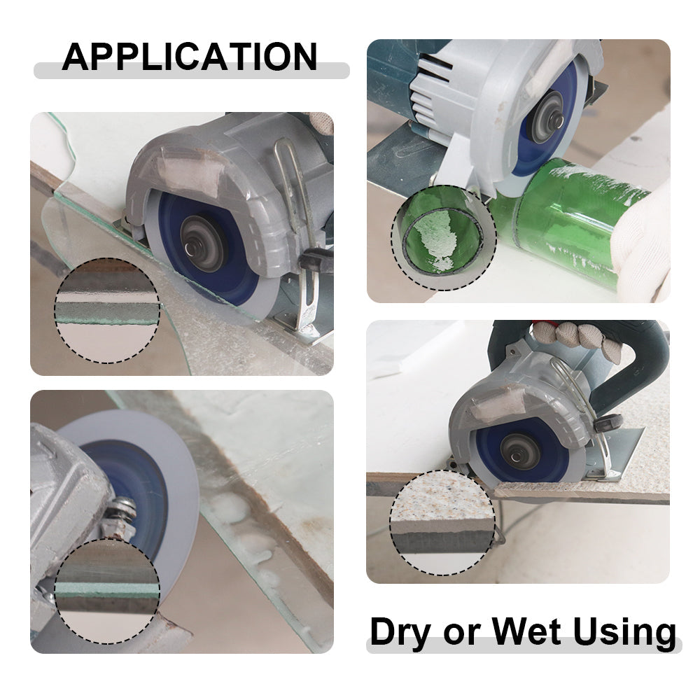 DE Warehouse SHDIATOOL Diamond Cutting Grinding Glass Disc 1pc 125mm Saw Blade for Glass Ceramic