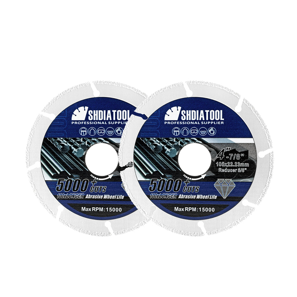 Diamond Metal Cutting Disc 3"/4"/4.5"/5" for Steel Tube Iron Rebar Saw Blade
