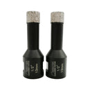 SHDIATOOL 2pcs Diamond Core Bit 5/8-11 thread Drilling for Porcelain Ceramic Tile Marble - SHDIATOOL