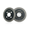 Turbo Diamond Blade 2pcs 3" Carving Granite Marble with Removable Flange SHDAITOOL - SHDIATOOL