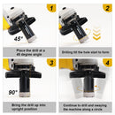 SHDIATOOL Diamond Core Drill Bits Set with 5/8-11 Thread for Tile Procelain Ceramic Granite Marble 13pcs/Box Dia 6/8/10/13/16/25/32/35/45/51/65/102mm+SDS Adapter - SHDIATOOL