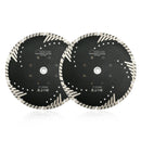 Turbo Blade with Slant Protection Teeth Cutting Granite Marble Concrete 4" 4.5" 5" 7" 9" - SHDIATOOL