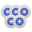 Cutting Grinding Disc 5pcs 4/4.5/5" Granite Marble Concrete Saw Blade M14 or 5/8-11 Flange