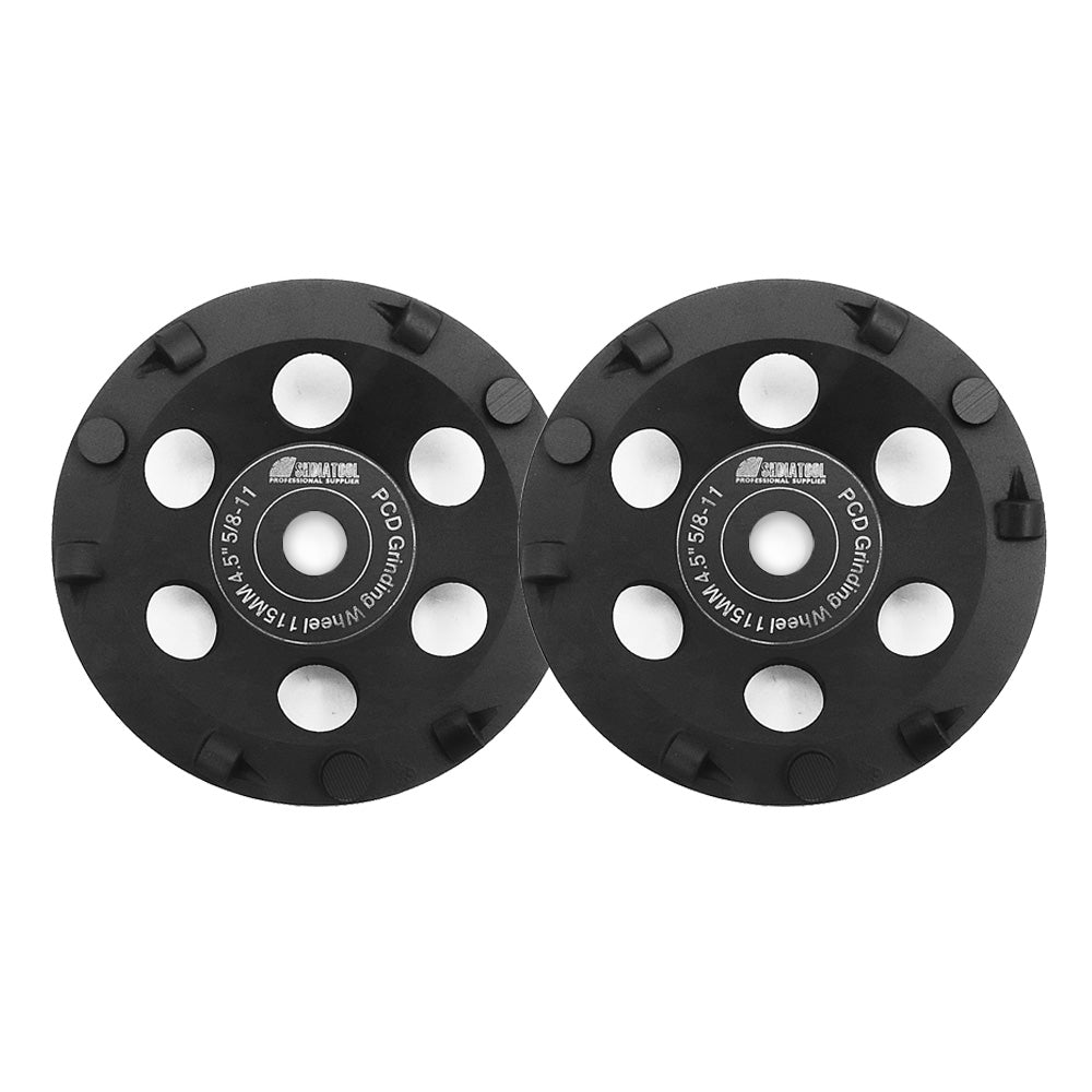 SHDIATOOL PCD Grinding Cup Wheel for Remove Epoxy Glue Mastic Paint and Concrete Floor Surface Coating 5/8-11 Thread available 4.5" 5" - SHDIATOOL