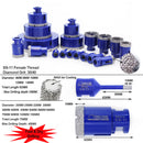 Diamond Core Bit 2pcs 6-50MM for Marble Porcelain Ceramic Stone 5/8-11 Thread - SHDIATOOL