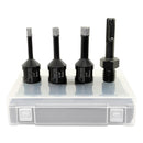 SHDIATOOL Diamond Dry Drilling Bits 4pcs/set for Porcelain Granite Hole Saw 5/8-11