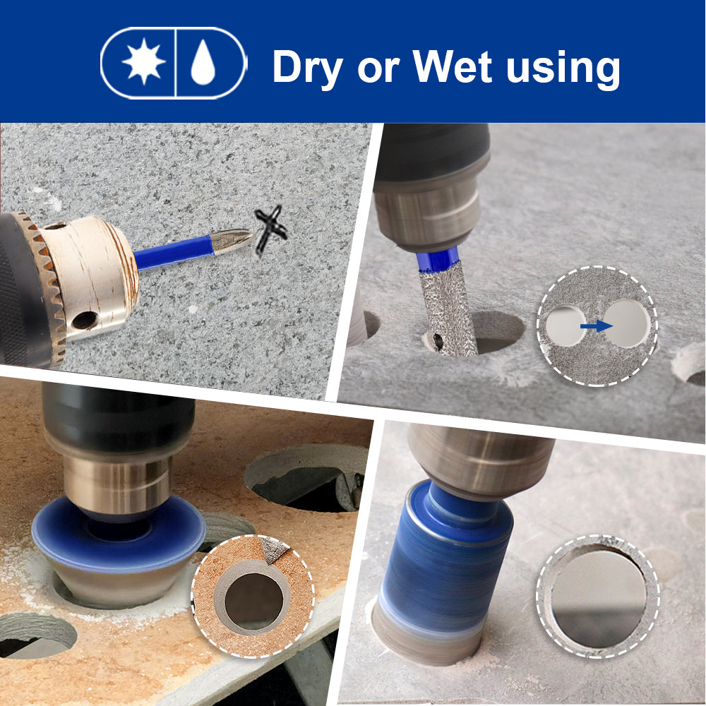 SHDIATOOL 13PCS 6-100MM Diamond Triangle Shank Drill Core Bits 2inch Beveling Chamfer Bit
10MM Milling Bit 6MM Carbide Bit Ceramic Tile Porcelain Tile Ceramic Granite Marble